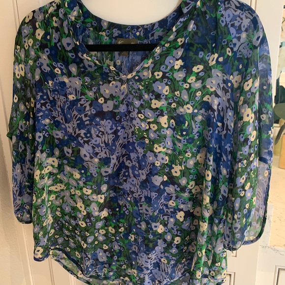 Fei Anthropologie size 0 floral blouse - Picture 1 of 2